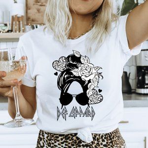 Def Leppard Graphic T-shirt, Unisex XS-2X - White